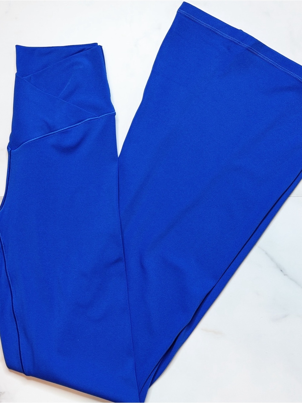 Aerie Real Me High Waisted Crossover Flare Leggings